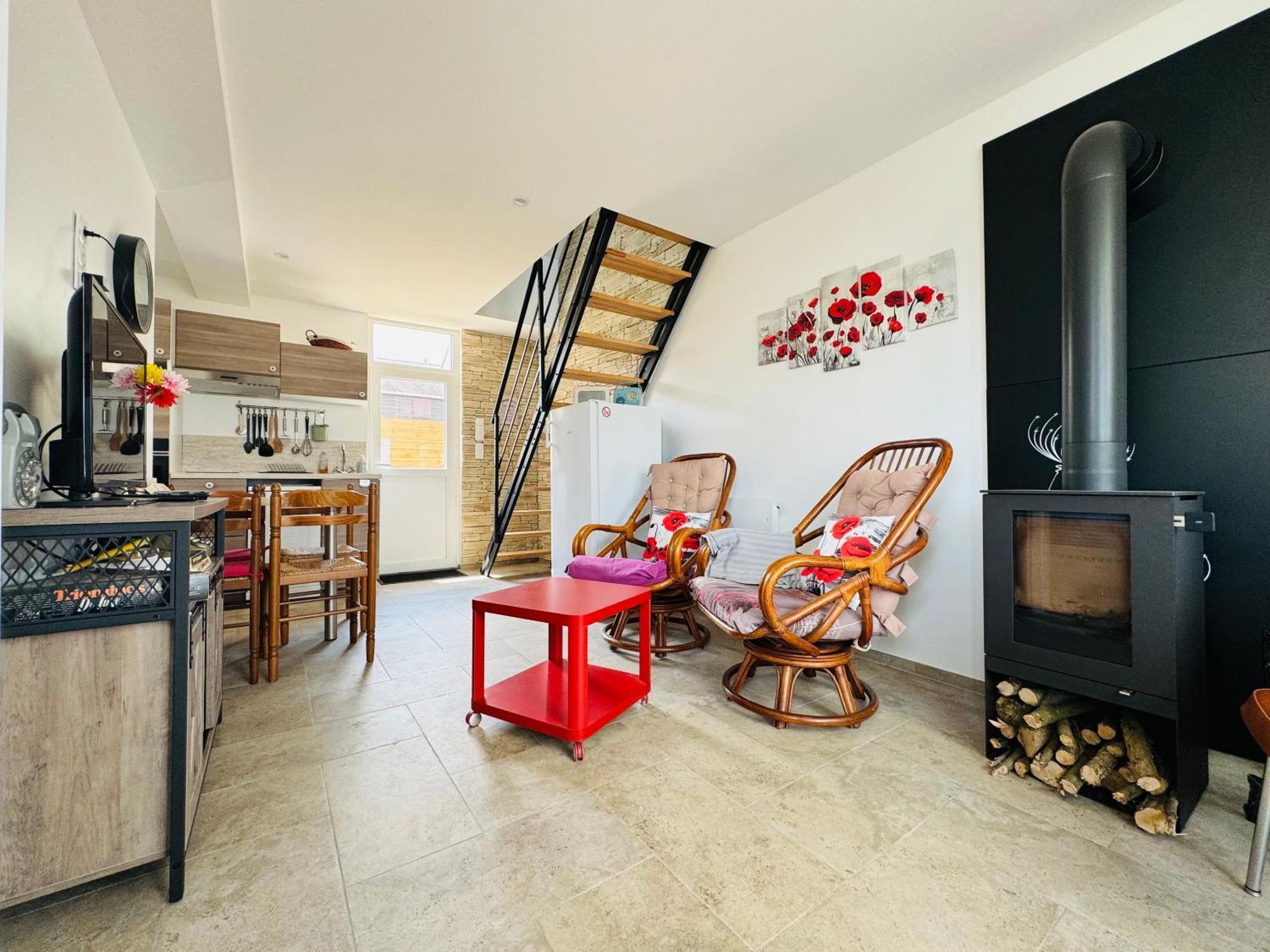 Maison Vue Mer 4 Personnes 阿罗芒什莱班 外观 照片